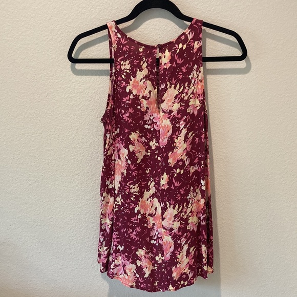 Old Navy Pink Floral Tank Top - Picture 4 of 4